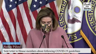 Pelosi raps Covid laxity on House floor (after Dem who tested positive voted for Pelosi on floor)