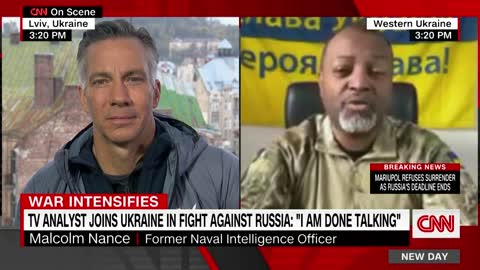 'This isn't a joke': TV analyst on why he joined fight for Ukraine