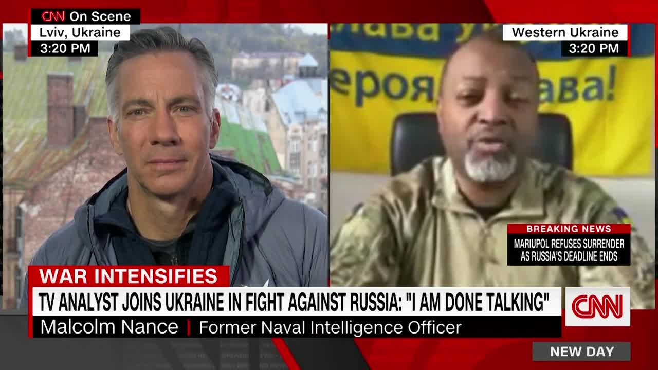 'This isn't a joke': TV analyst on why he joined fight for Ukraine