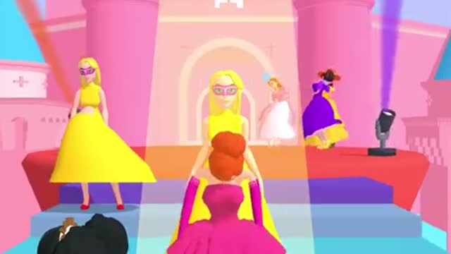 Princess Run 3D 👸❤️🤴 All Levels Gameplay Trailer Android,ios New Game