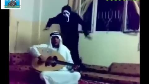 Funny Arab (Scary movie) and people comedy