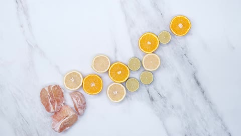 Different Kind Of Ready To Eat Or Use Citrus Fruit