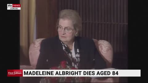 First female Secretary of State Madeleine Albright dies at 84