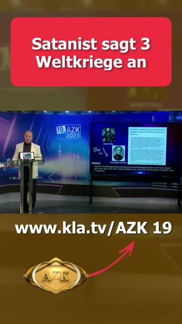 Satanskirchengründer Albert Pike - 3 Weltkriege angekündigt