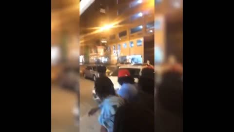 Chicago Rioters Slam Car Into Tesla Dealership And Loot Store
