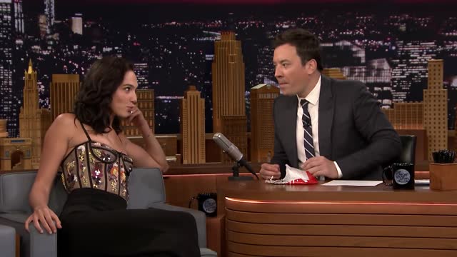 Gal Gadot Tries a Reese_s Peanut Butter Cup for the First Time