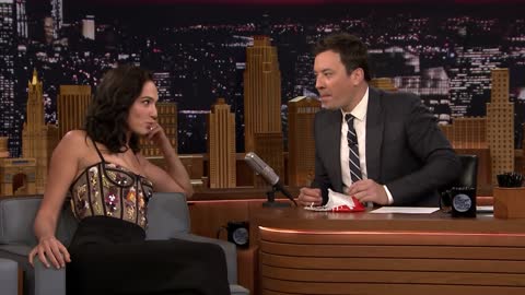 Gal Gadot Tries a Reese_s Peanut Butter Cup for the First Time