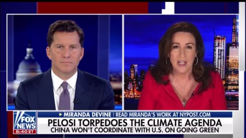 Will Cain on Pelosi's trip to Taiwan backfiring for the Democrats!!