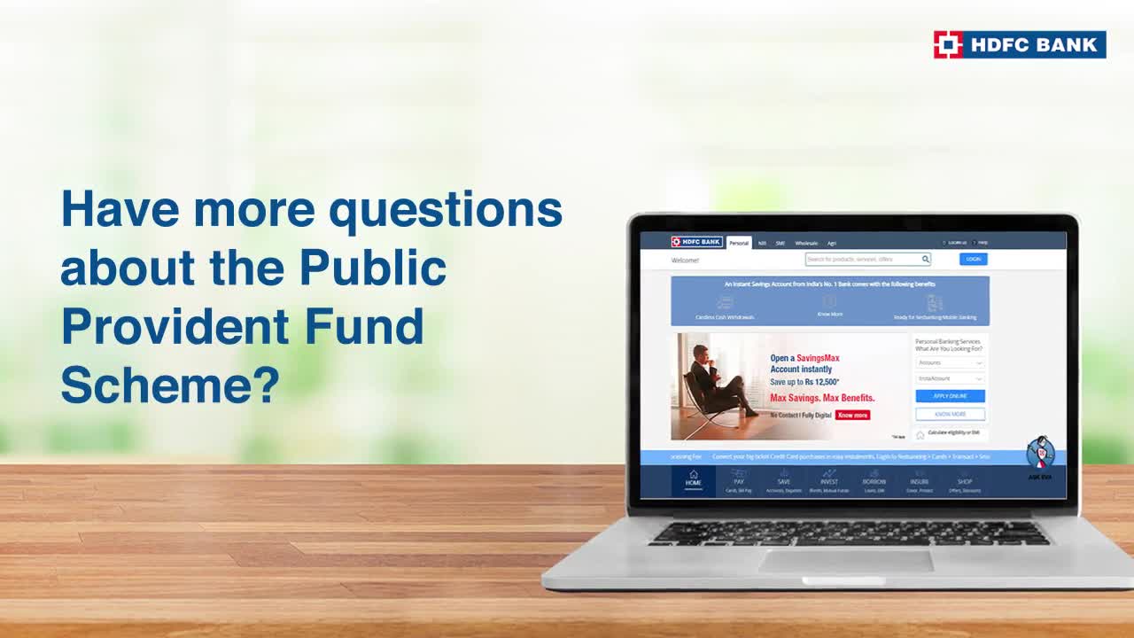 Steps To invest In Public Provident Fund (PPF) Online | HDFC Bank