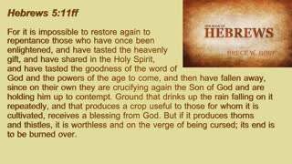 8. Hebrews 5:11ff