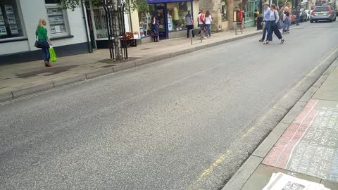 Glastonbury High St. Sunday 25 July 2021