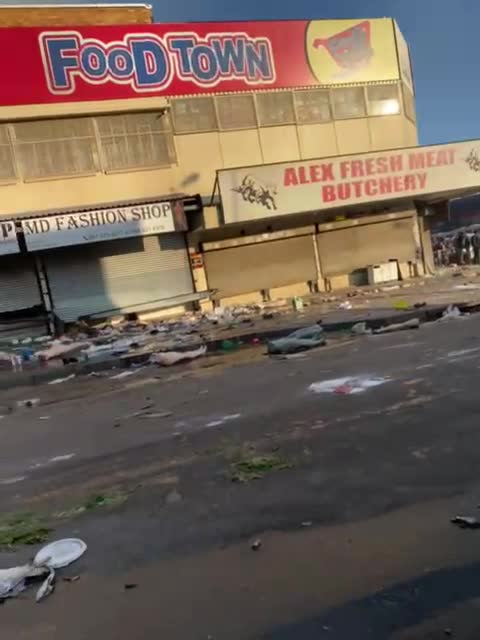 Looted Supermarket
