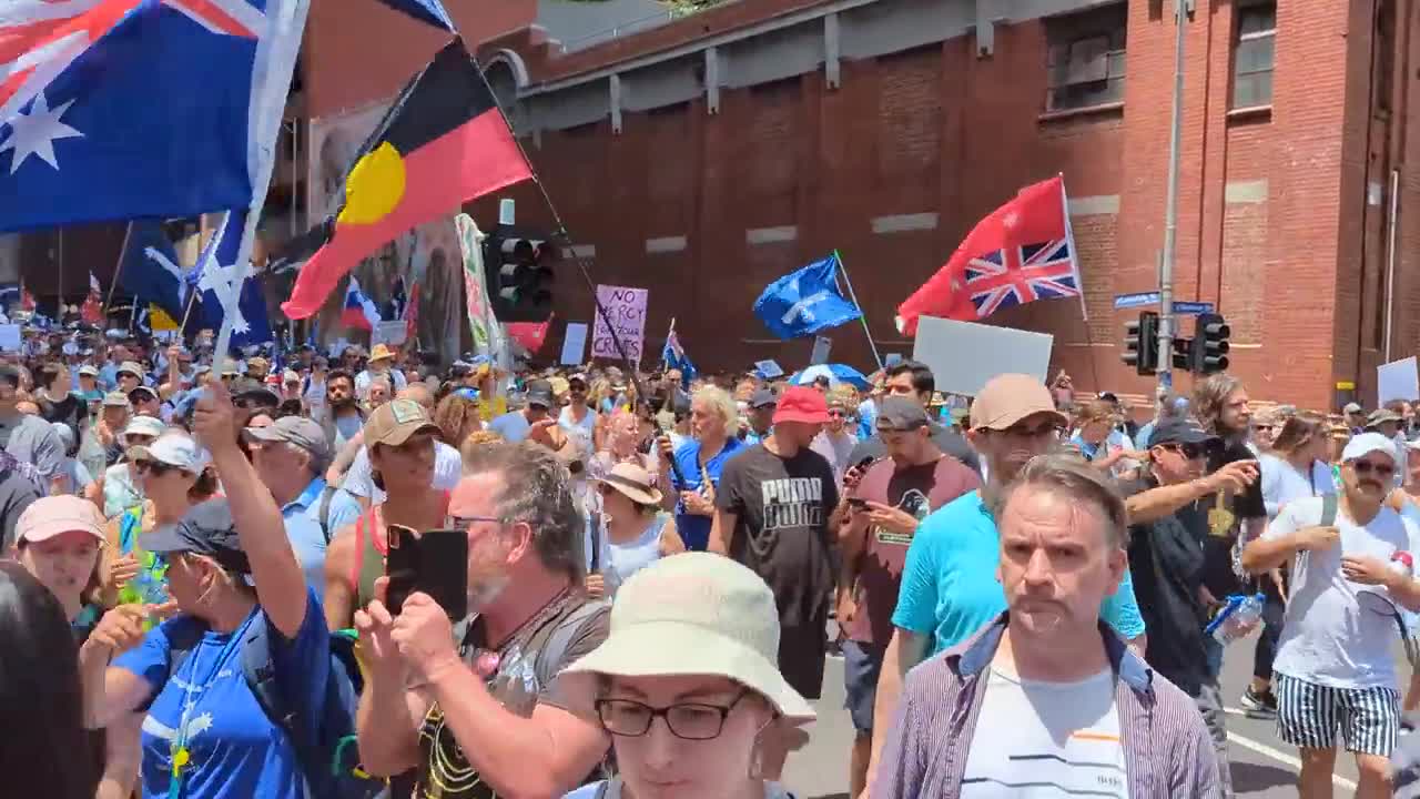 Melbourne Anti Covid & Pandemic Protests _18-12-2021