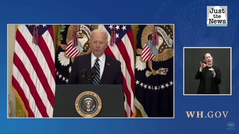 Biden appears to lose his train of thought during his press conference
