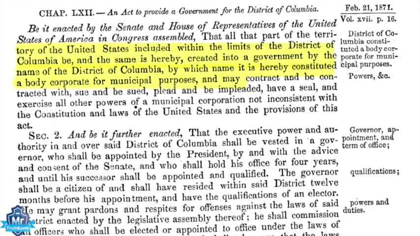 BIDEN IS MERELY THE ADMINISTRATOR OF A NOW DEFUNKED, BANKRUPT CORPORATION. Act of 1871 ended.