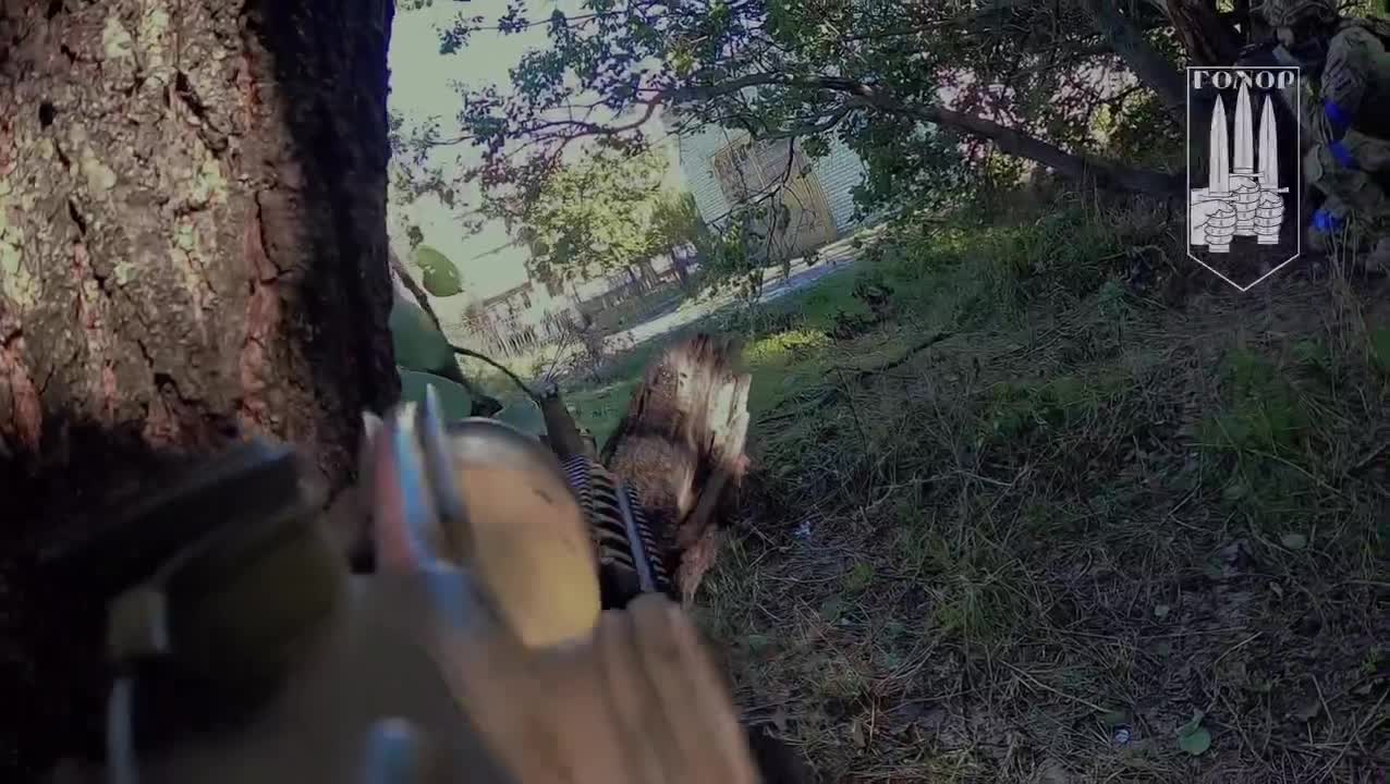 Video of the work of the fighters of the special forces "Gonor" at the front from the first person