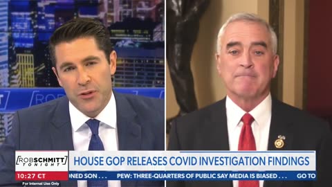 Wenstrup Joins Rob Schmitt on Newsmax to Discuss COVID-19 Committee Final Report.