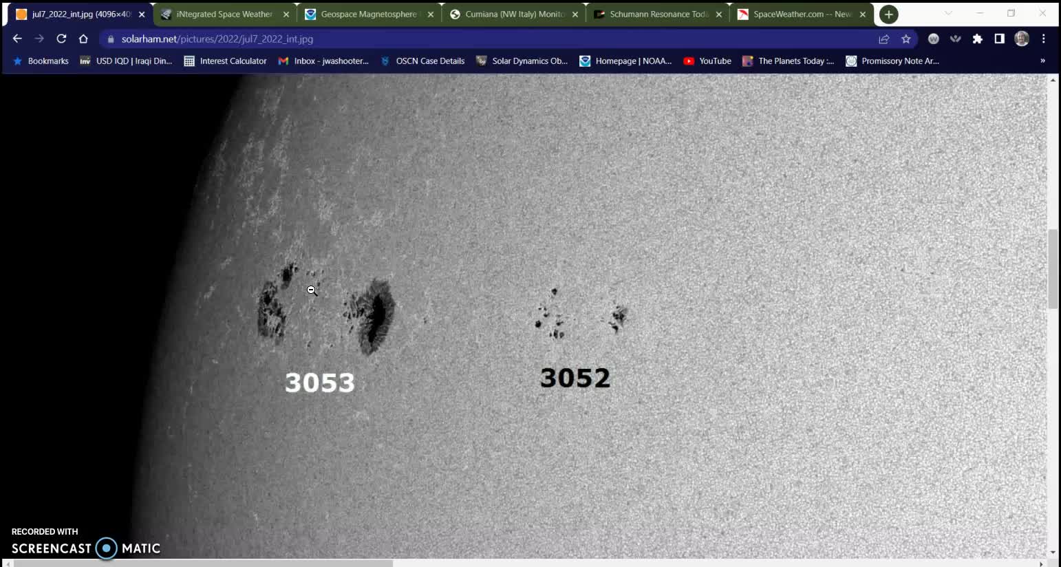 Solar Weather update 07-07-22