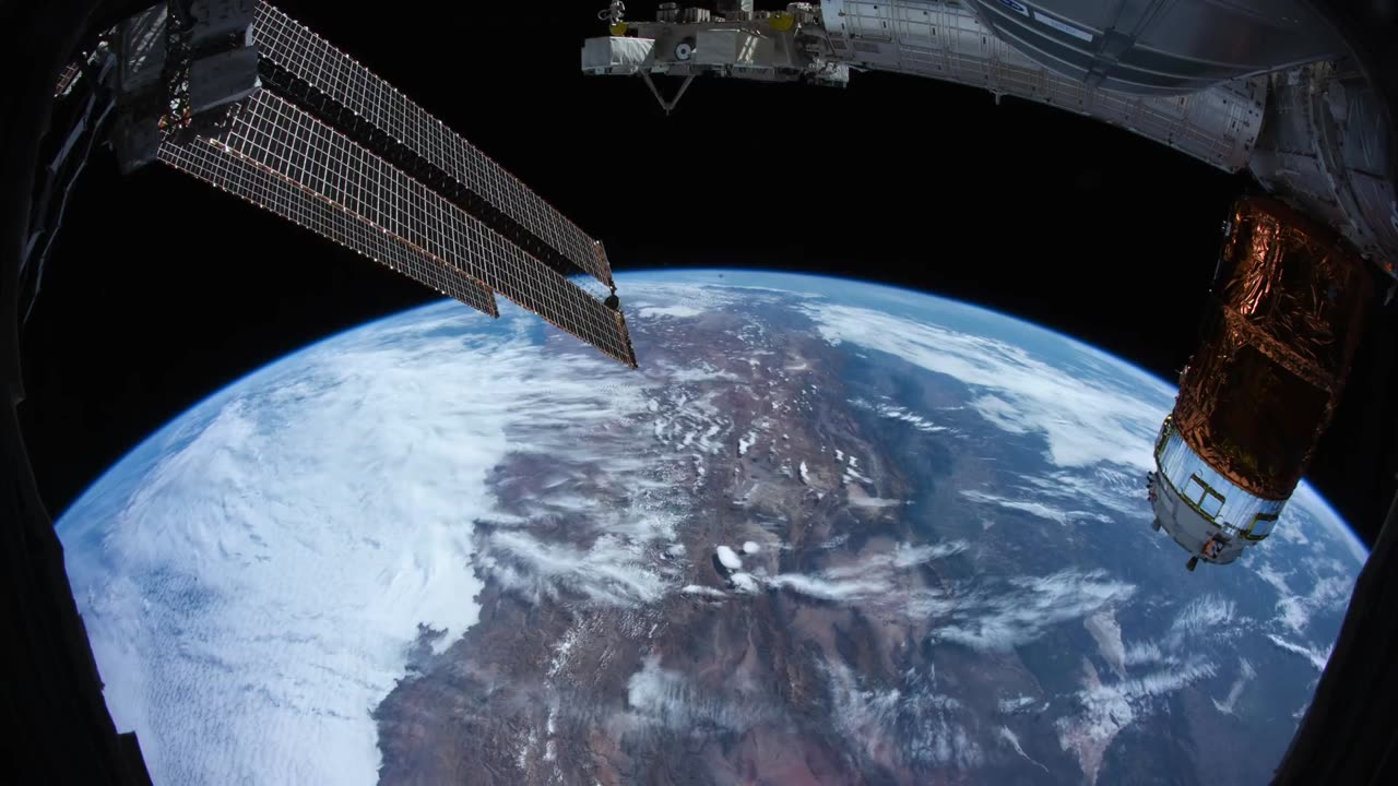 A complete orbit of Earth from Space