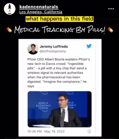 Medical tracking in new pills? (Captioned)