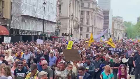 London freedom Protest 29 May 2021