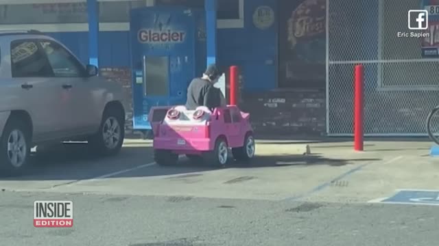 This Kid Found a Creative Way to Get to the Store