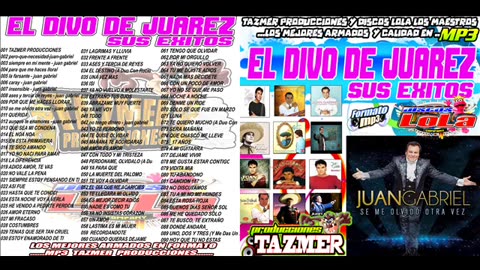 JUAN GABRIEL EXITOS TAZMER Y DISCOS LOLA