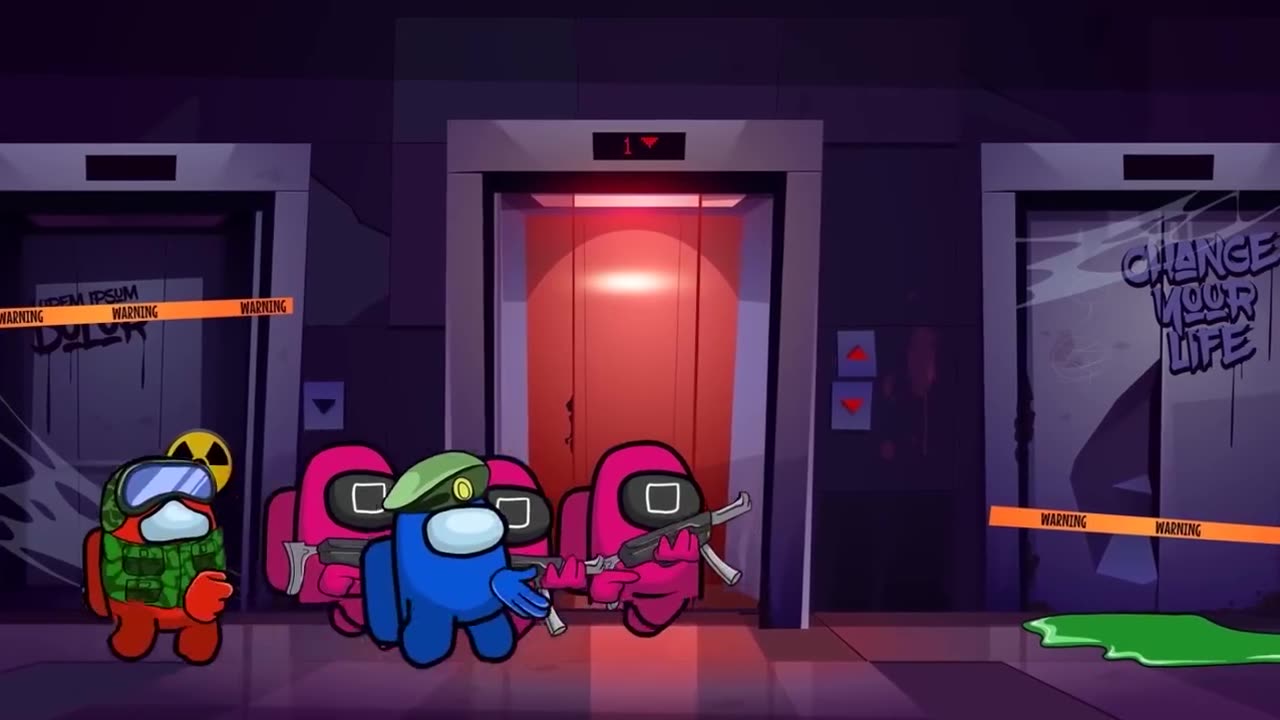 Among us VS bees 2 /zombie season cartoon video