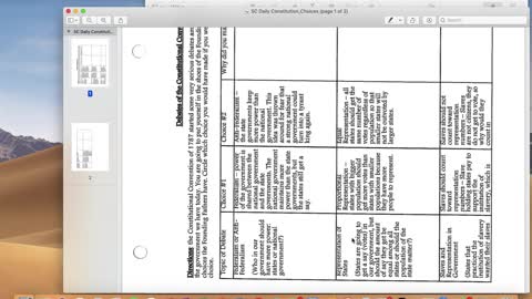 Constitutional Convention Notes