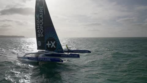 Voile Banque Populaire Depart Transat Jacques Vabre 2021