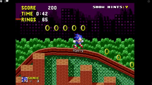 Classic Sonic Simulator Spring Stadium Blast Part 1
