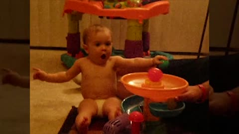 Funny video when babies play sports!