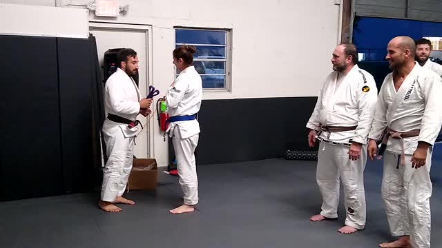 Purple belt promotion
