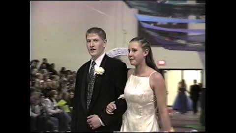 2000-01 WPHS Vids 119 Prom 085 Grand March Couple 58 by Glenn Strader