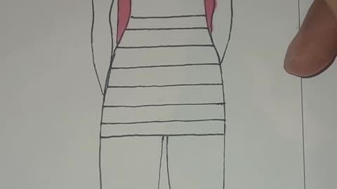 Piglet Inspired Fashion Illustration Speed Colouring