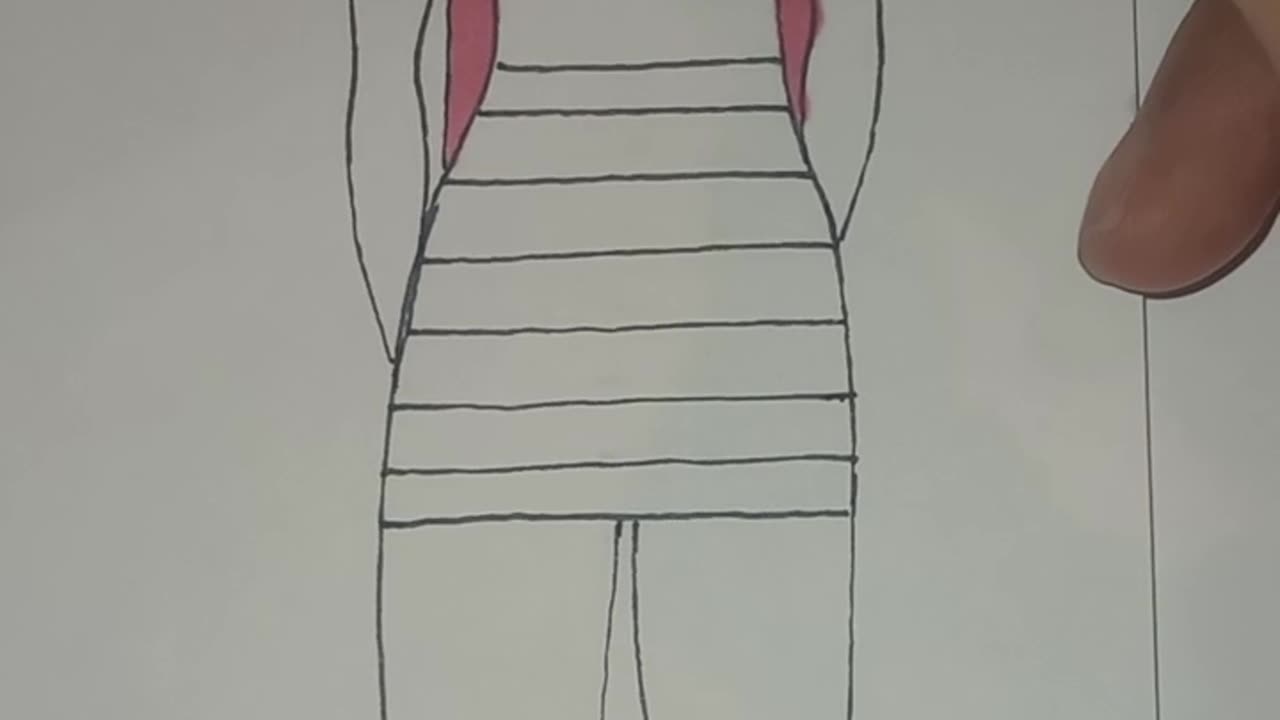 Piglet Inspired Fashion Illustration Speed Colouring