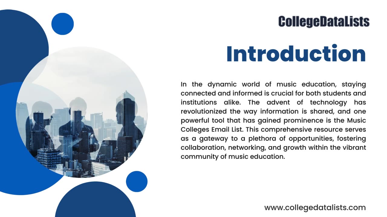 Unlocking Opportunities: Exploring the Benefits of Music Colleges Email Lists