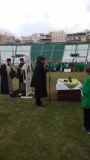 Η ομιλία του Δημήτρη Γιαννακόπουλου στον αγιασμό του Παναθηναϊκού