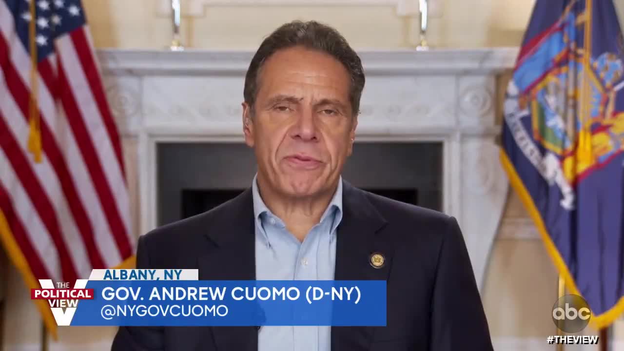 Andrew Cuomo on the View - Blame it all on "you know who"!