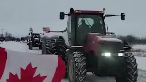 Farmers for Freedom create convoy at Sarnia border crossing to US