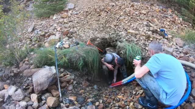 Gold dredging Blackhawk Colorado clear creek canyon