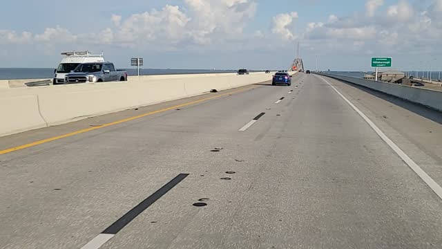 Skyway Bridge construction