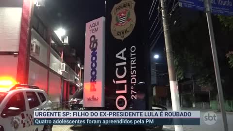 FILHO DE LULA TEM CELULAR ROUBADO POR MENORES, AQUELES QUE SEU PAI DEFENDE.