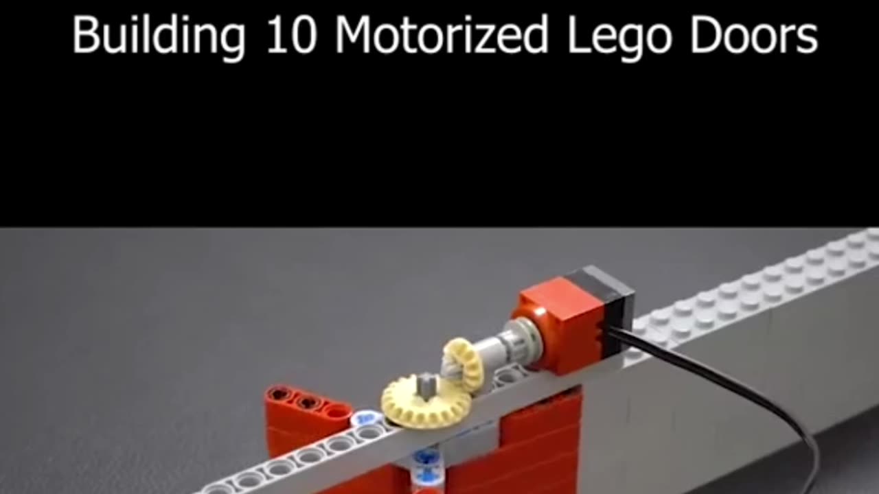 Building 10 Motorized Lego Doors