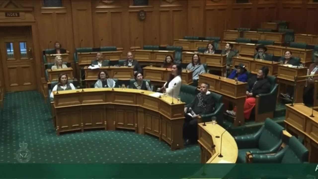 New Zealand MP's First Speech in Parliament is AWESOME 'Maori Haka' Performance