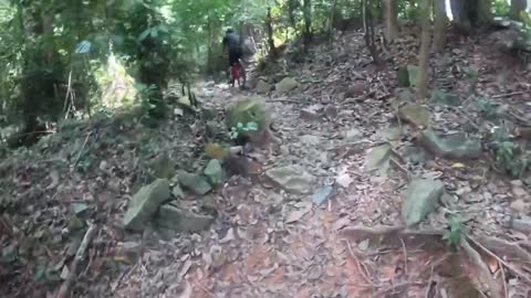 Mountain Biking at Pulau Ubin Ketam Trail Singapore