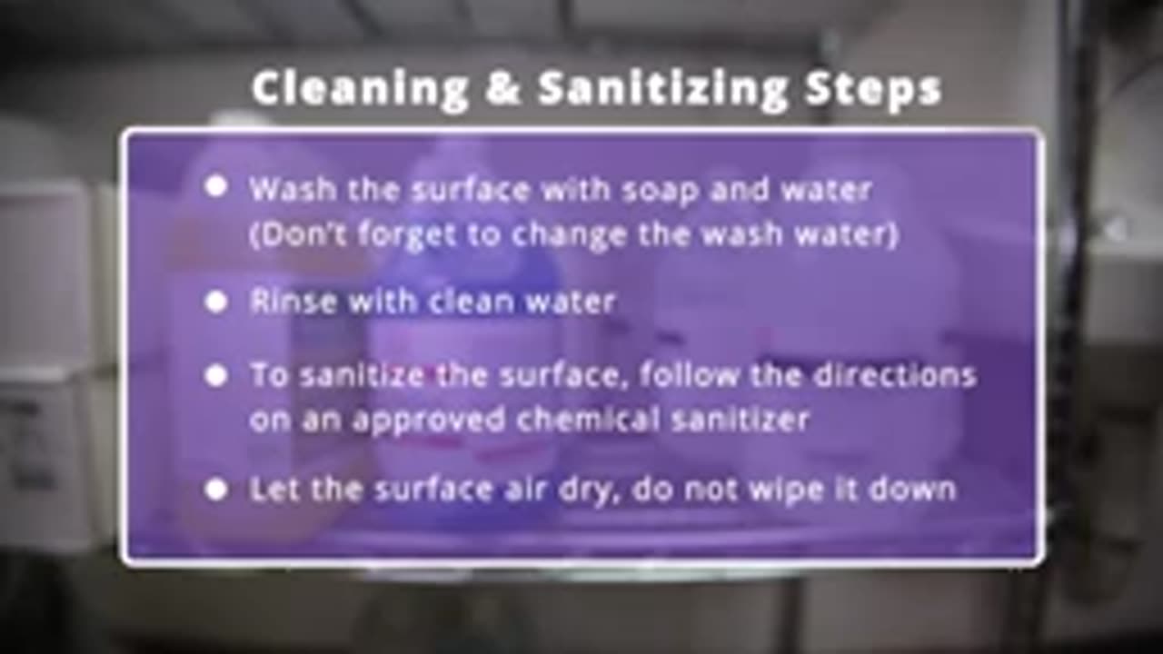 Cleaning and Sanitizing (english)