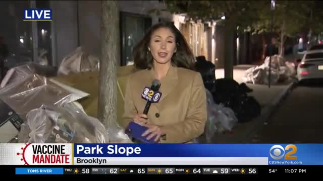 Mountains Of Trash Piles Up In NYC As COVID-19 Vaccination Deadline Looms For Sanitation Workers