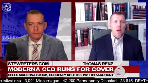 Stew Peters Show: Moderna CEO Runs for Cover