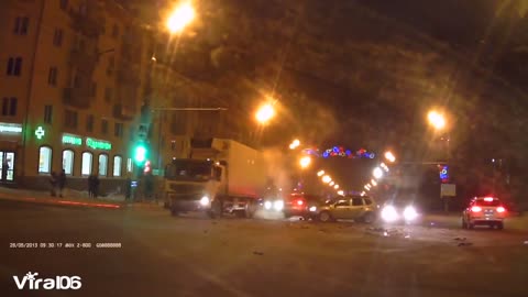 Dash cam in Russia! #car accident